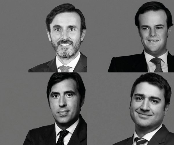 From left to right, starting from the top: Álvaro Bourkaib, Javier Martí-Fluxá, Jorge Guerrero and Javier Rovira